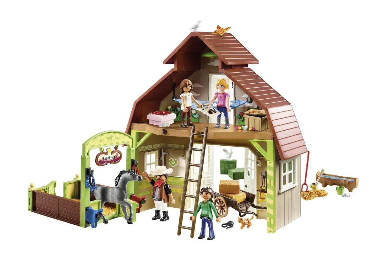 Playmobil Spirit Schuur 70118 - Lucky, Pru & Abigail - afbeelding 6 van 6