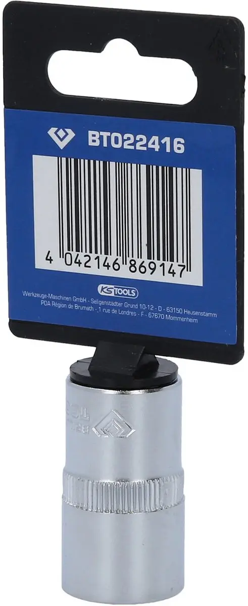 Brilliant Tools BT022416 Twaalfkant Dop 16mm 1/2" - afbeelding 2 van 4
