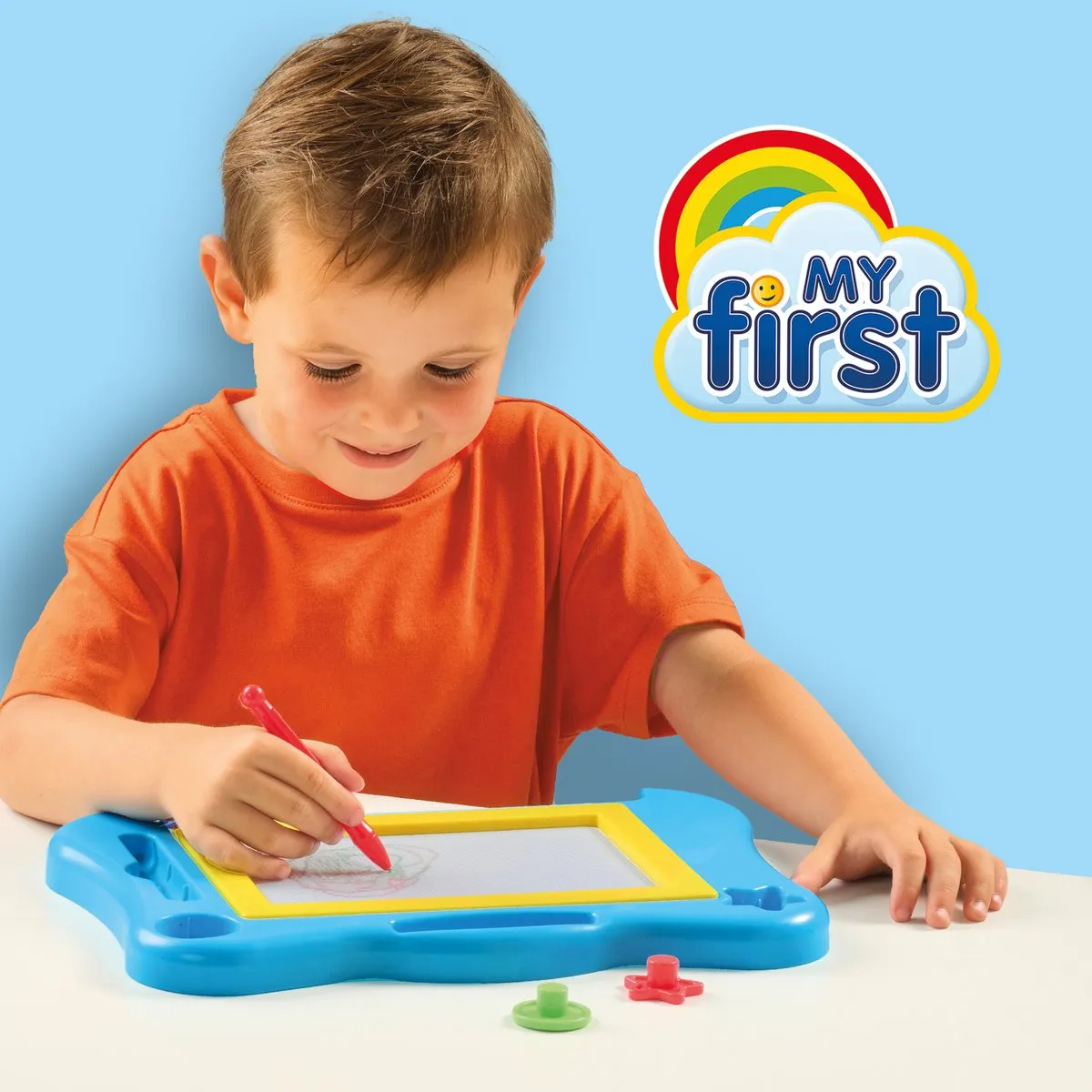 SES Creative Magnetisch Tekenbord - 4 Kleuren - Meerkleurig