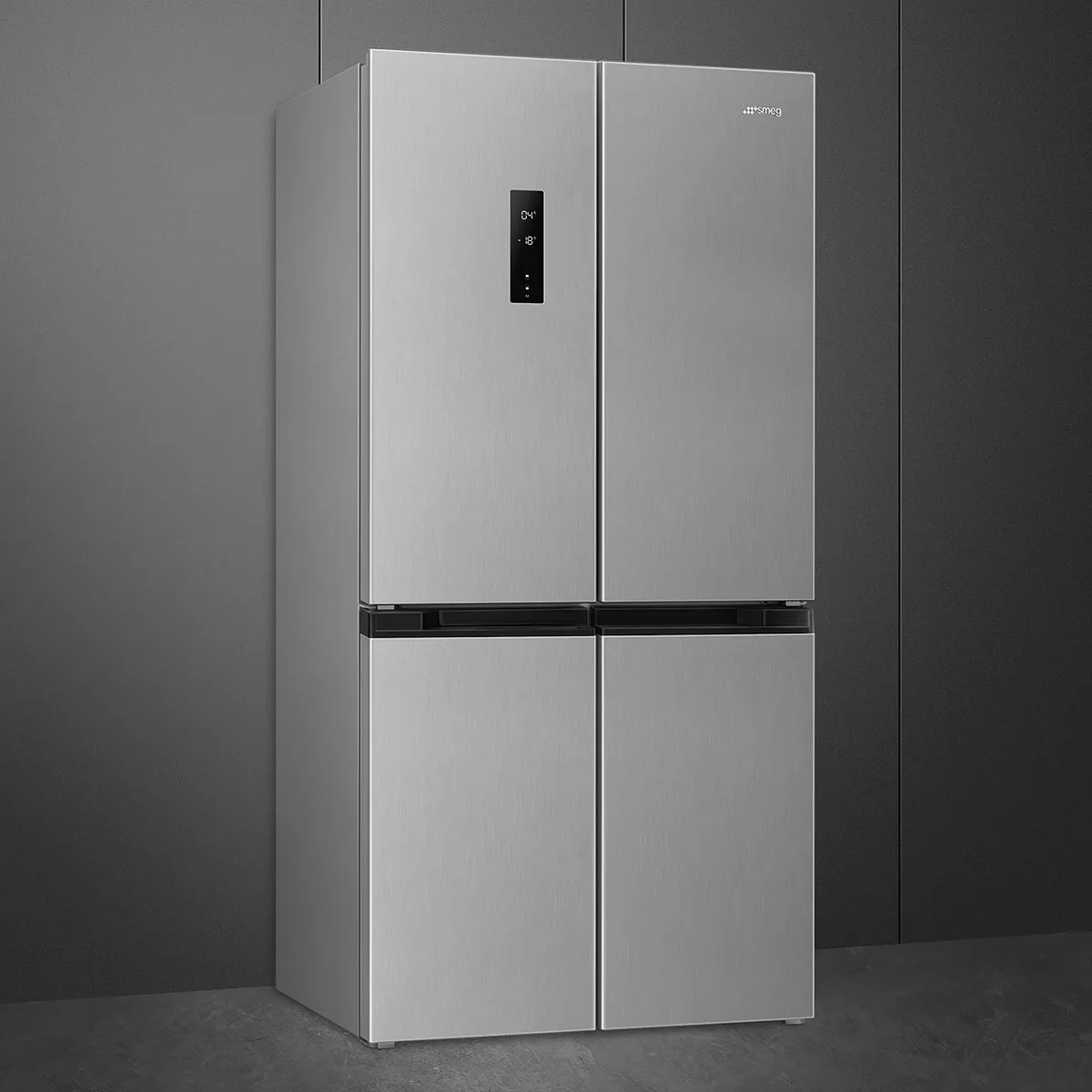 Smeg FQI48XD Vrijstaande Koelkast 488L - Antraciet