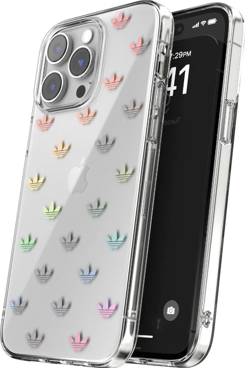 adidas Snap Case ENTRY iPhone 14 Pro Max - Transparant