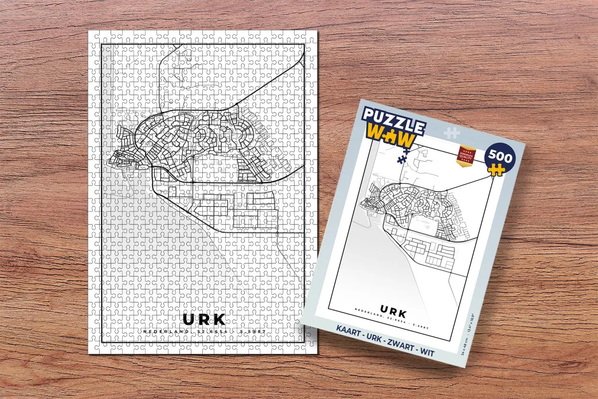 PuzzleWow Urk Legpuzzel 500 Stuks - Multicolor