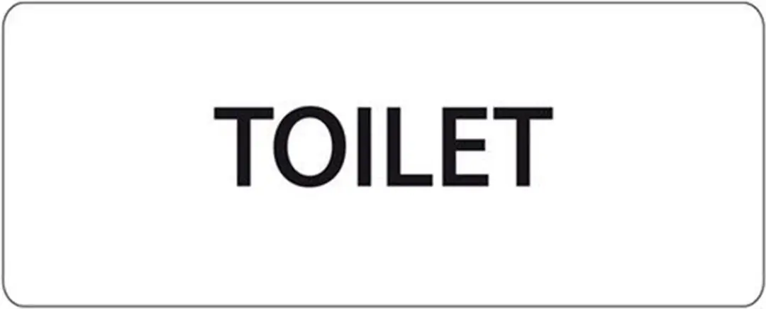 Ivana Tekstbord Toilet