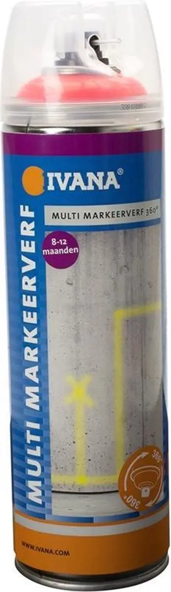 Ivana Markeerverf 360Â° Fluor Oranje 500ml