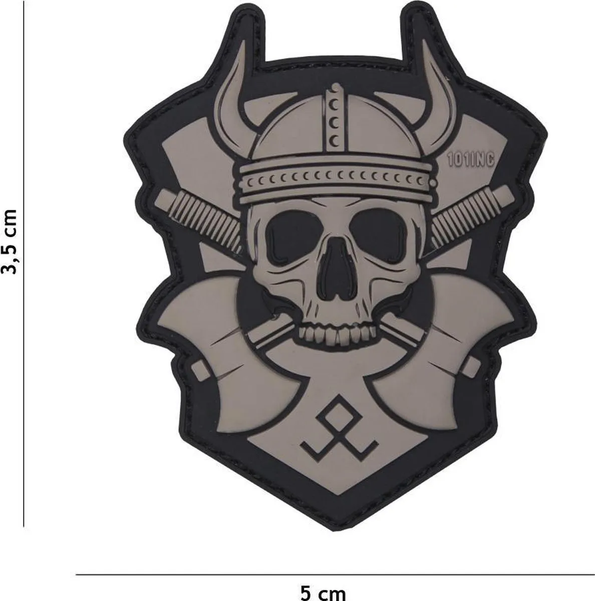 101 Inc Embleem 3D Viking met Bijl