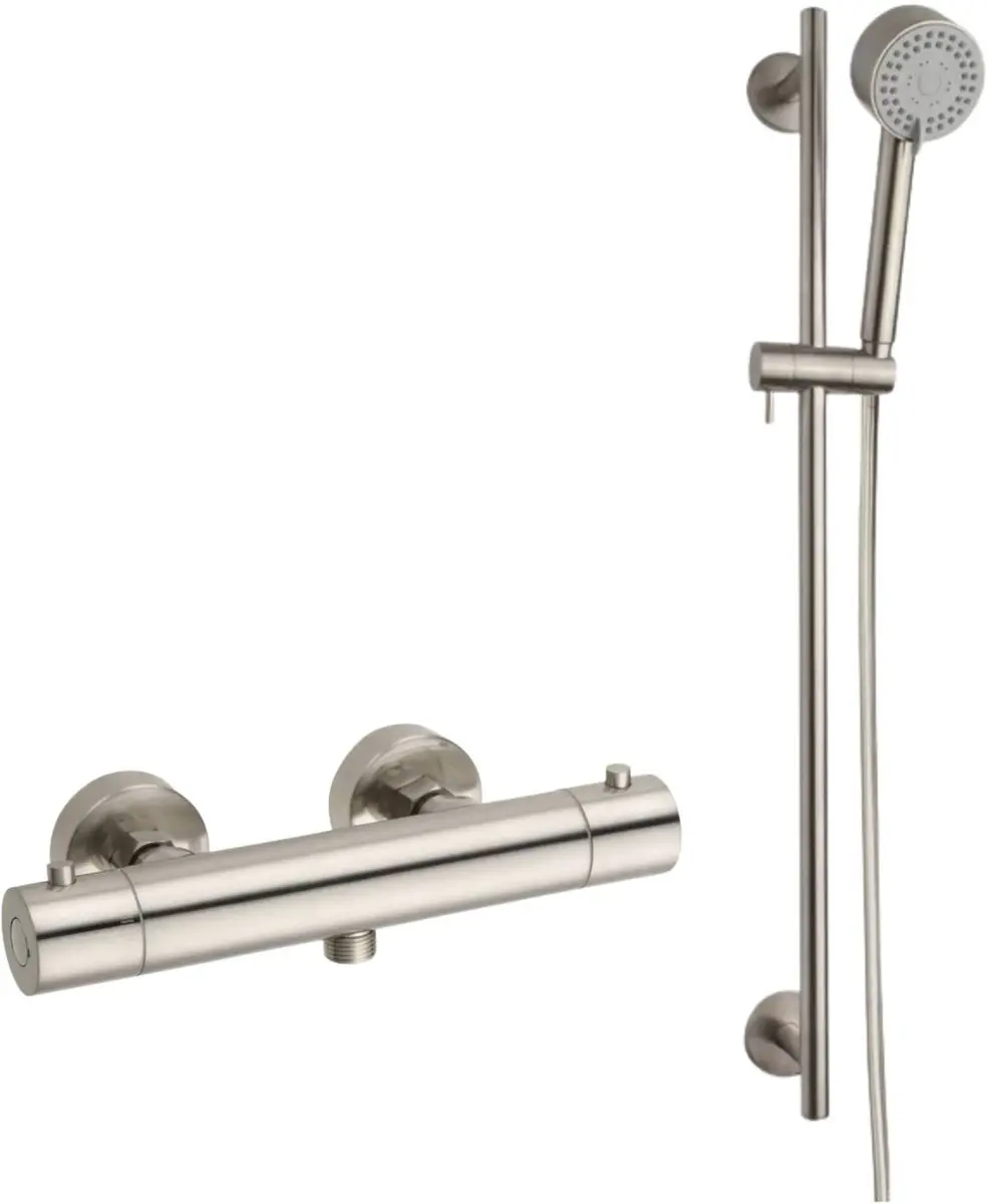 Saqu Essential Thermostatisch Douchekraanset 12cm