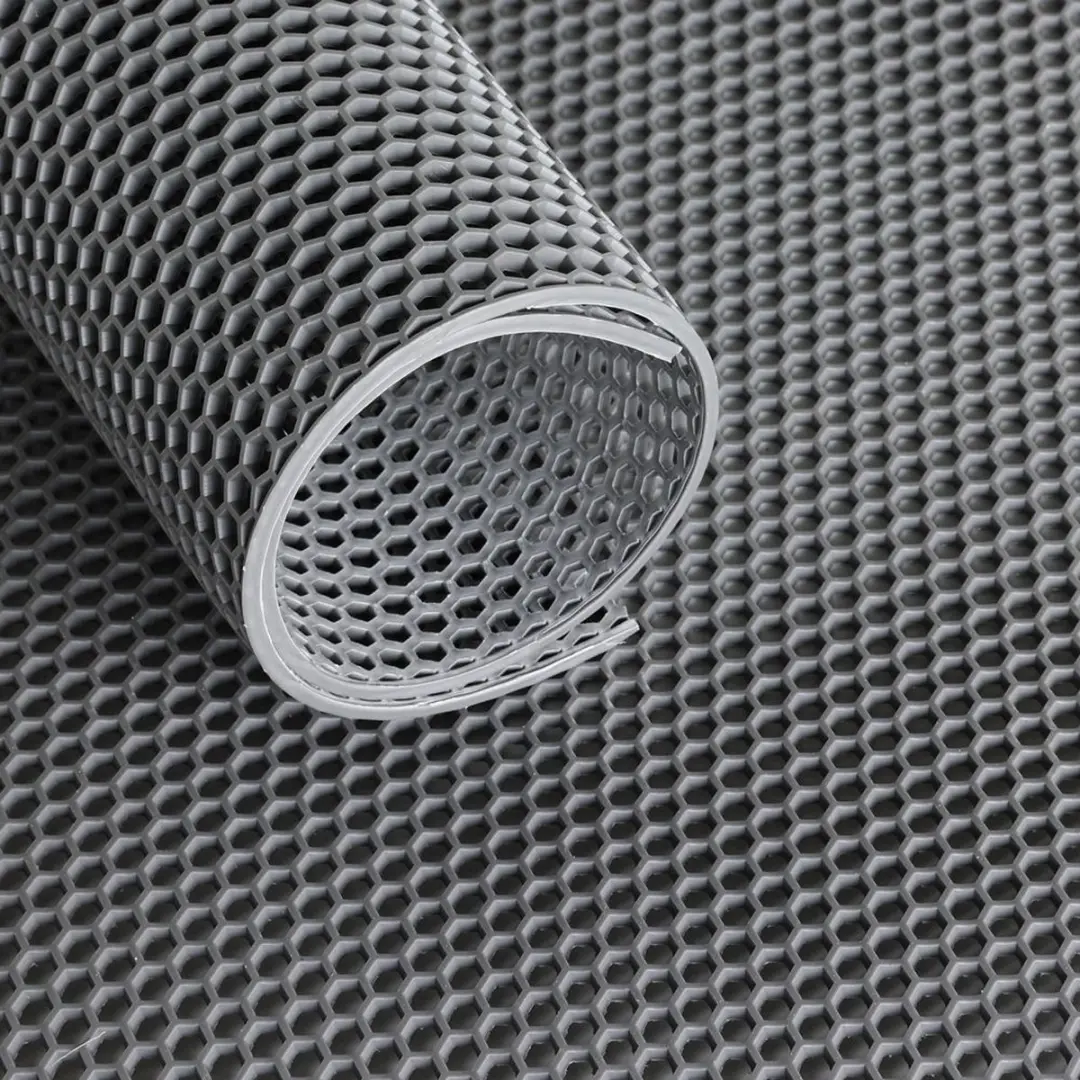 IVOL Ultra Grip Rastermat met Honingraatstructuur 120 cm Grijs