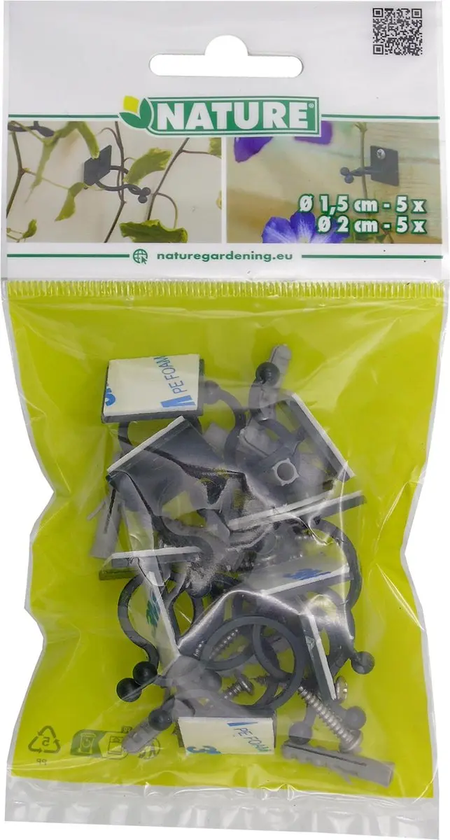 Nature Plantclip In- & Outdoor Ø1,5 & 2cm - 10 stuks - afbeelding 2 van 3