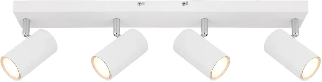 Globo Robby Plafondspot 4-lichts GU10 57911-4W - Wit - afbeelding 2 van 6