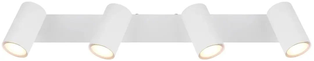 Globo Robby Plafondspot 4-lichts GU10 57911-4W - Wit - afbeelding 5 van 6