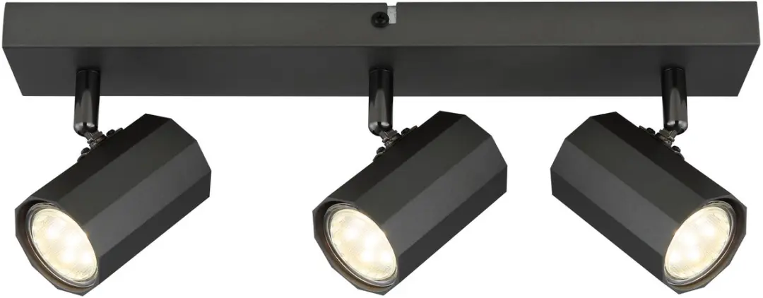 Globo James 3-lichts Plafondspot 57918-3 - Grijs - afbeelding 2 van 6
