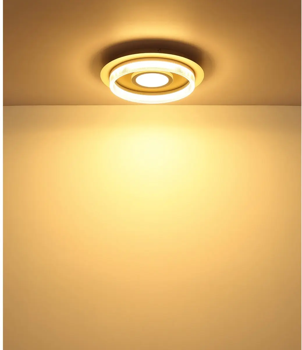 Globo Zara LED Plafondlamp 24W - 3000K - Zandbruin - afbeelding 6 van 6