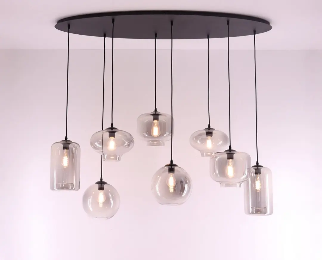 Hanglamp ovaal Grey