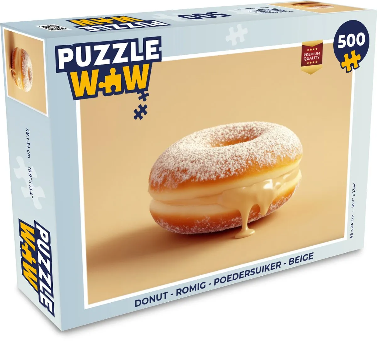 PuzzleWow Donut Legpuzzel 500 Stuks
