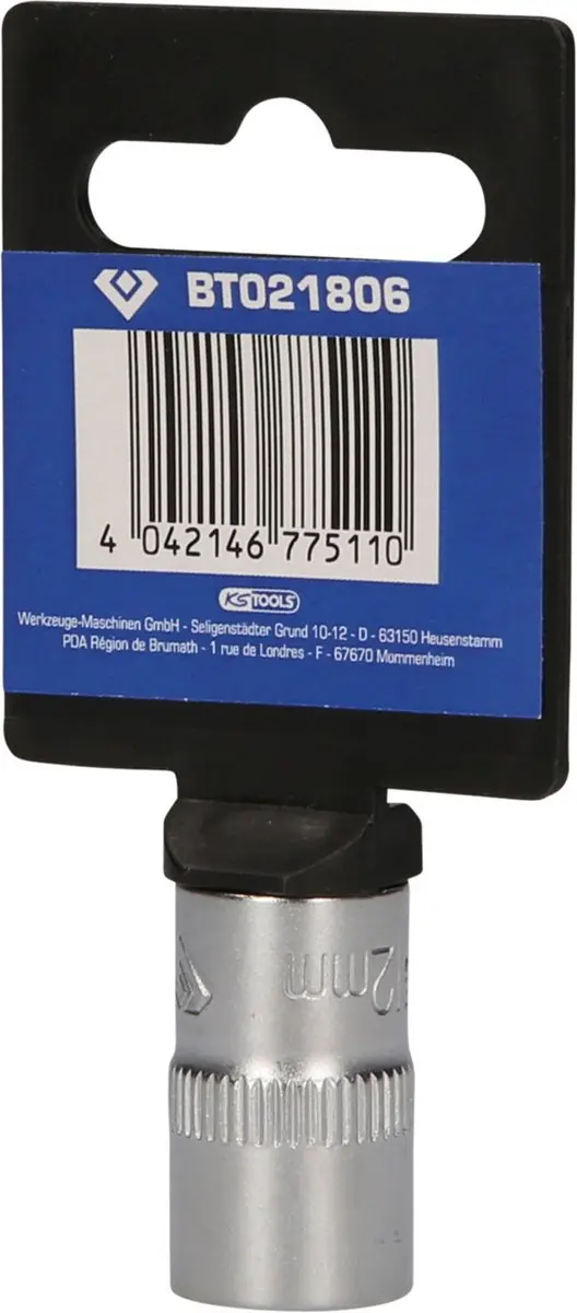 Brilliant Tools BT021806 Dopsleutel 12 mm - 3/8" - afbeelding 4 van 4