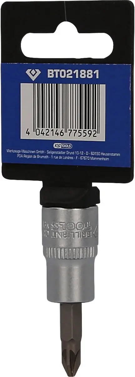 Brilliant Tools BT021881 3/8" PZ2 kruiskopbit-dop - afbeelding 4 van 4