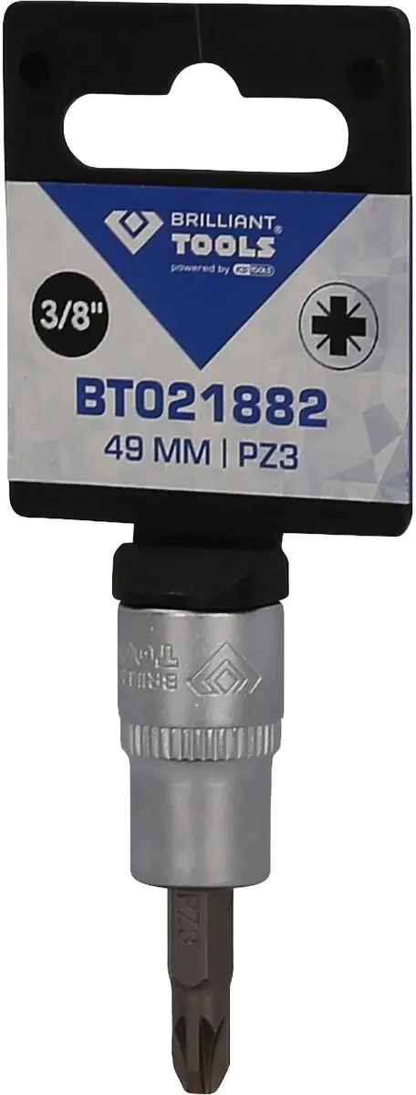 Brilliant Tools BT021882 Bit-dop PZ3 3/8" - afbeelding 3 van 4