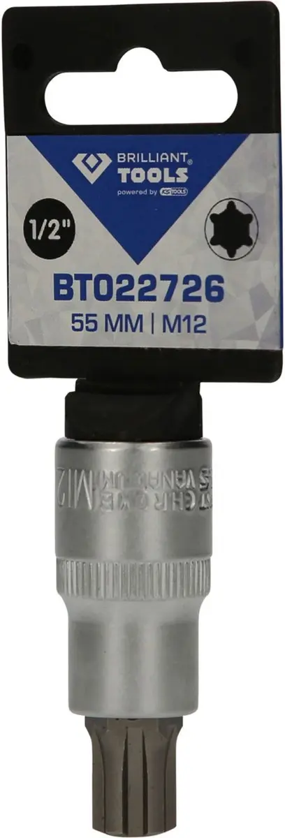 Brilliant Tools BT022726 Bitmof 1/2 inch 55 mm M12 - afbeelding 4 van 4