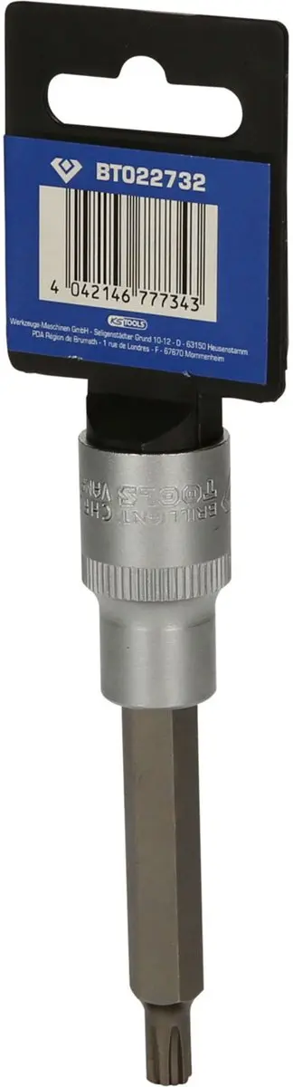 Brilliant Tools BT022732 RIBE Bitdop 1/2" 100mm M7 - afbeelding 2 van 4