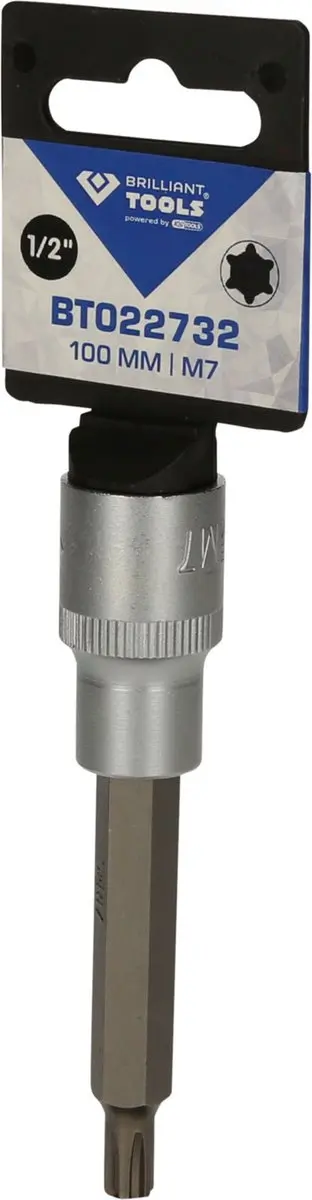 Brilliant Tools BT022732 RIBE Bitdop 1/2" 100mm M7 - afbeelding 3 van 4
