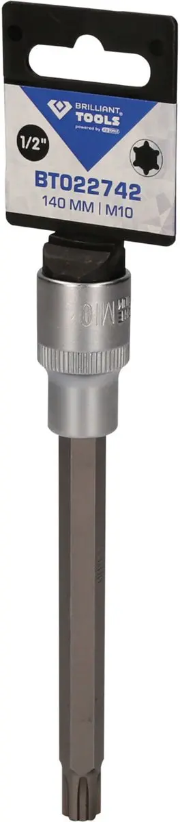 Brilliant Tools BT022742 RIBE-bit-dopsleutel - M10 - 140mm - afbeelding 3 van 4