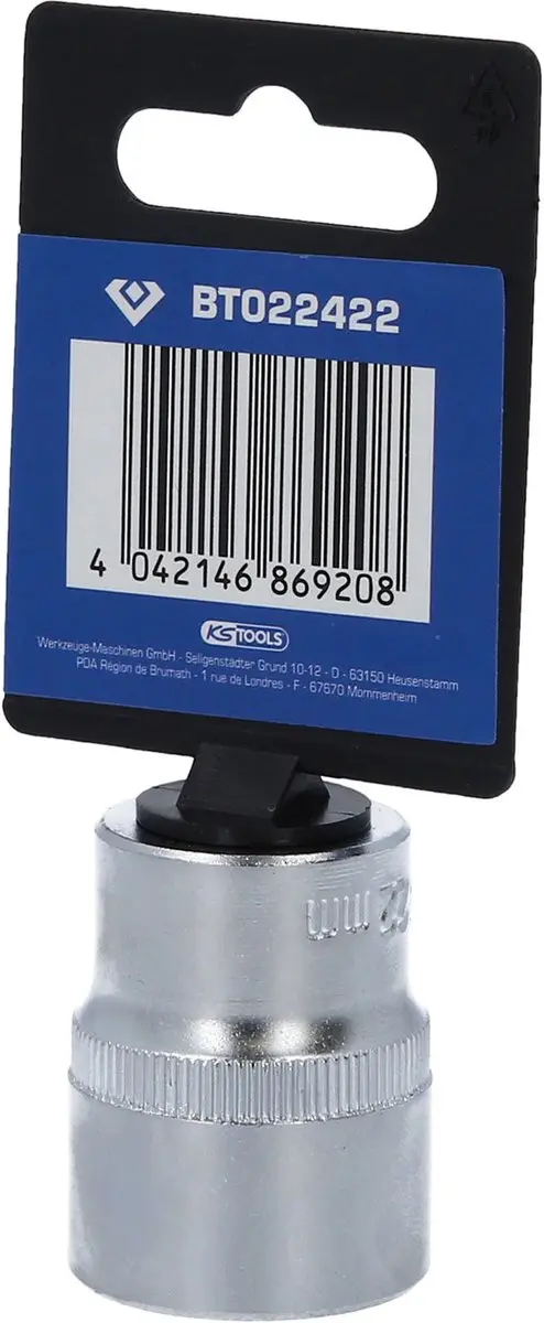 Brilliant Tools BT022422 Dop 1/2" Twaalfkant 22 mm - afbeelding 2 van 4