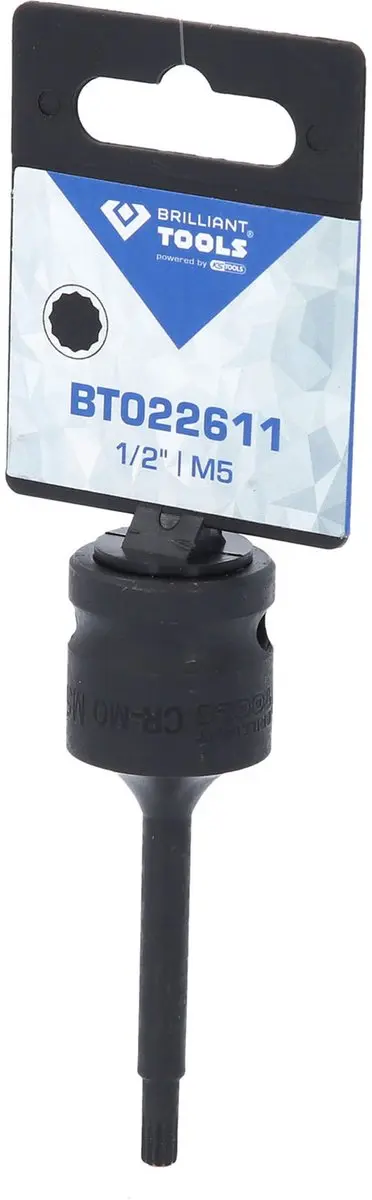 Brilliant Tools BT022611 Krachtbitdop XZN M5 - 1/2" - afbeelding 2 van 5
