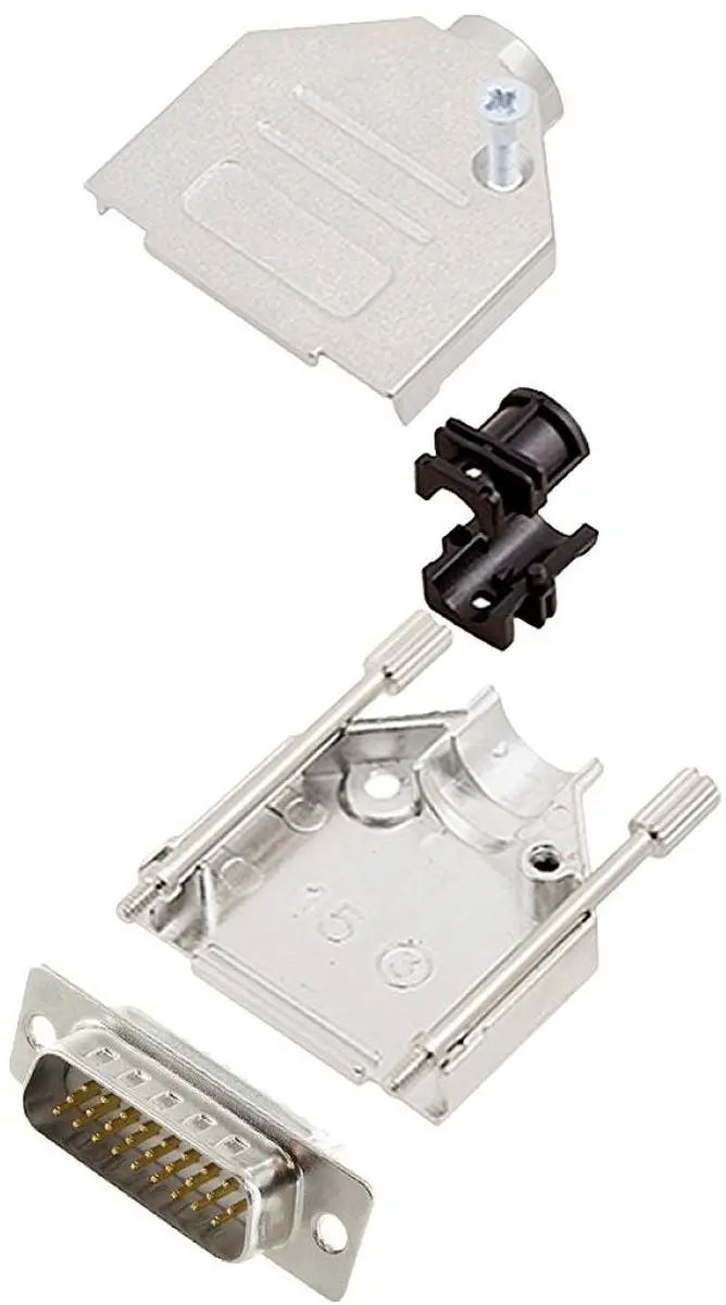 encitech DTZK15-HDP26-W-K D-sub male connectorset 26 polen