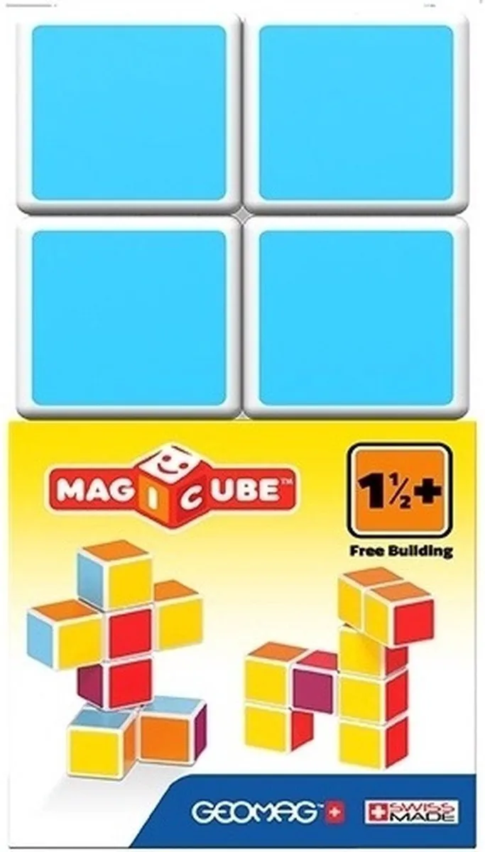 Geomag Magicube Free Building 8-delig - 8 Stukken - Multicolor - afbeelding 5 van 6