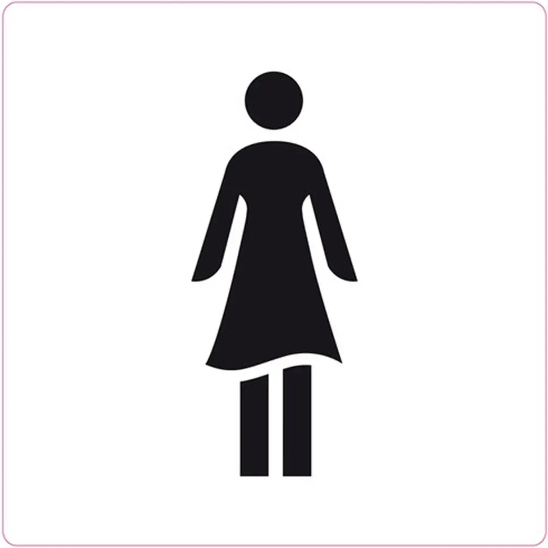 Ivana Pictogram Toilet Vrouw