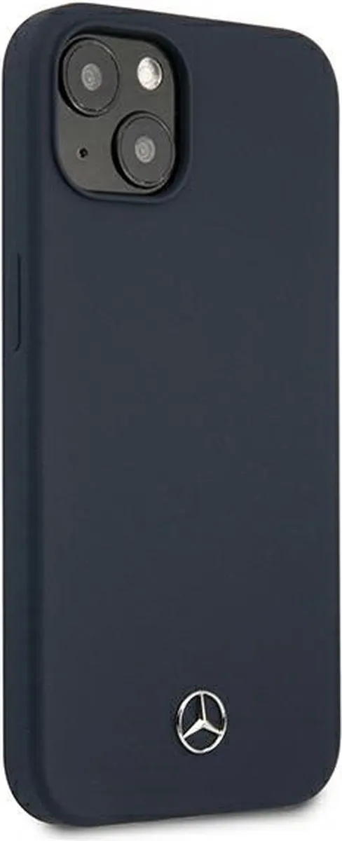 Mercedes-Benz Silicone Back Case iPhone 13 Mini - Blauw