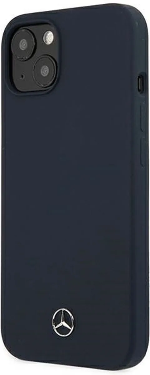 Mercedes-Benz Silicone Back Case iPhone 13 Mini - Blauw