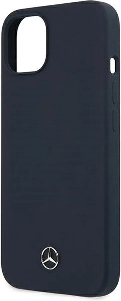 Mercedes-Benz Silicone Back Case iPhone 13 Mini - Blauw