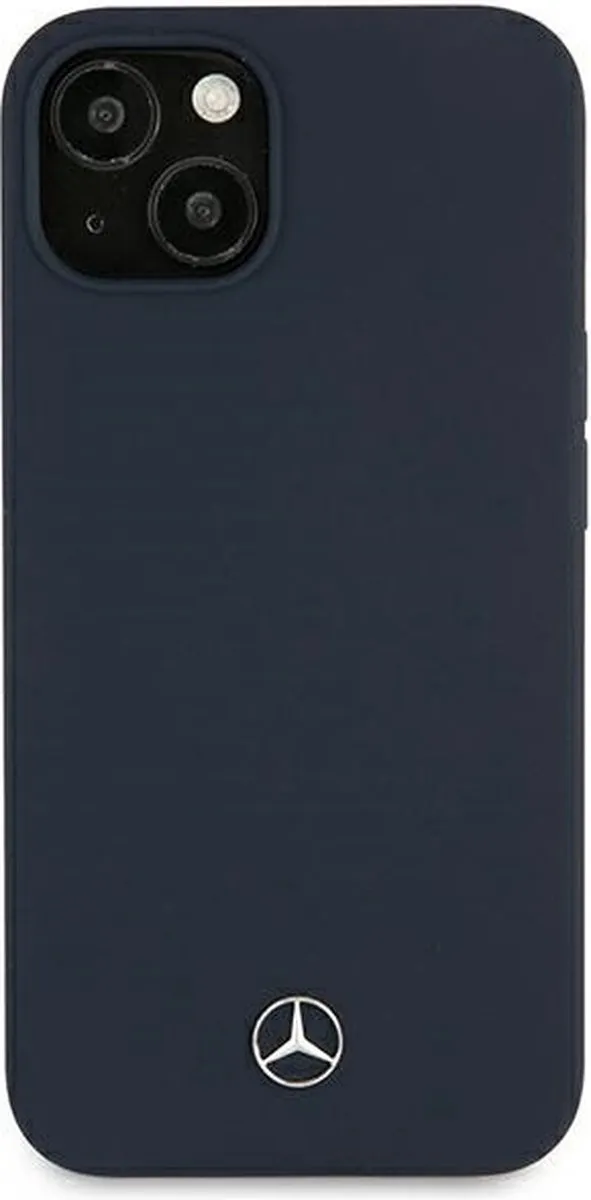 Mercedes-Benz Silicone Back Case iPhone 13 Mini - Blauw - afbeelding 6 van 6