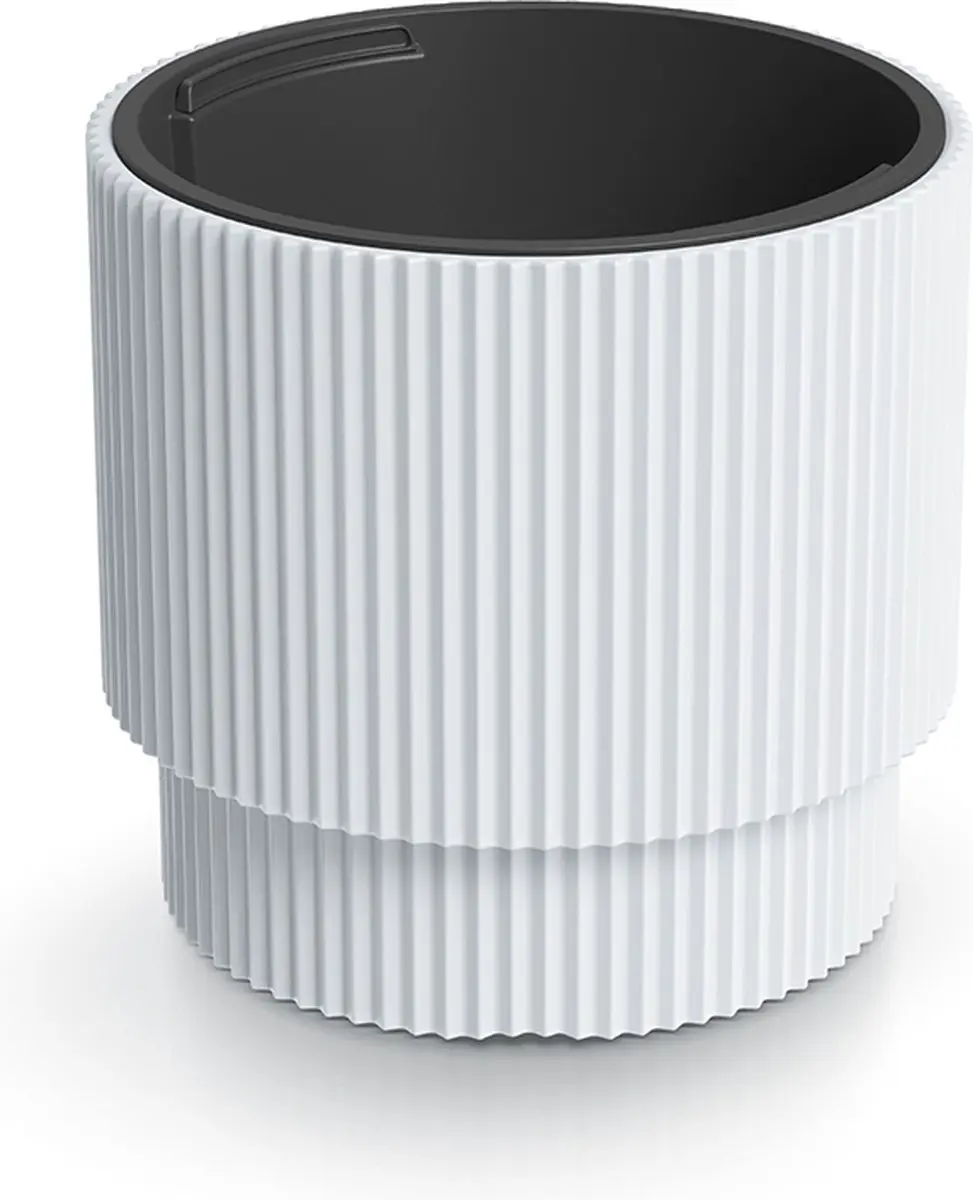 Bloempot Rond Milly N 30cm WIT Prosperplast