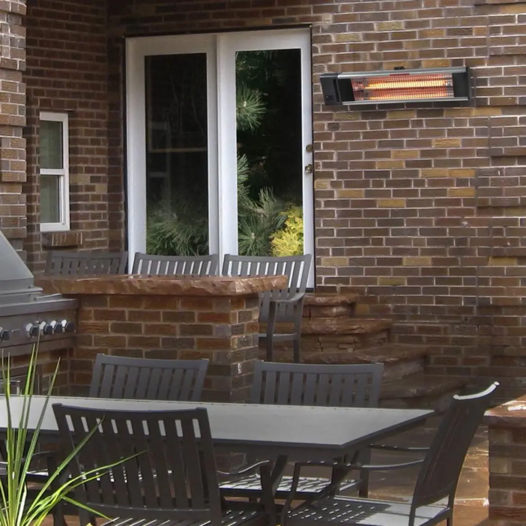 Eurom TH1800R Infrarood Terrasverwarmer 1800W - Zwart - afbeelding 5 van 6