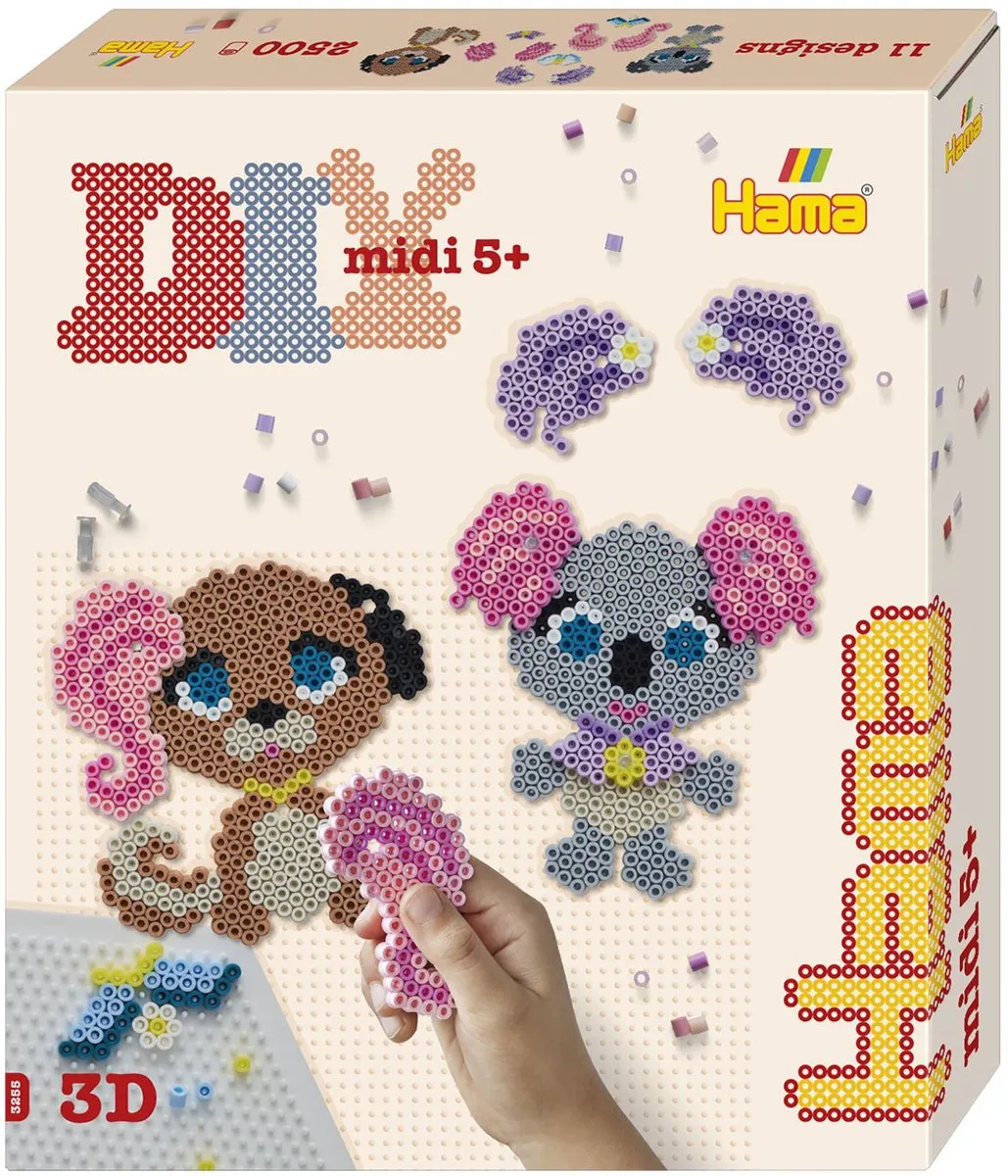 Hama Strijkkralen 3D Dierensalon