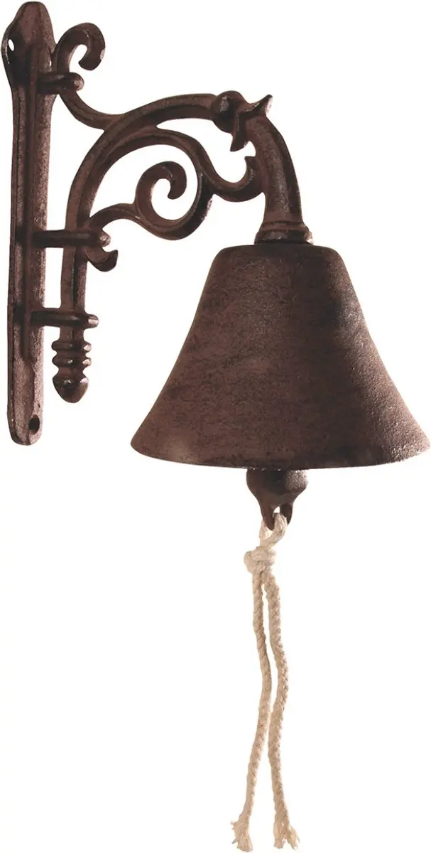 Esschert Design Deurbel Flower Gietijzer Ø20cm