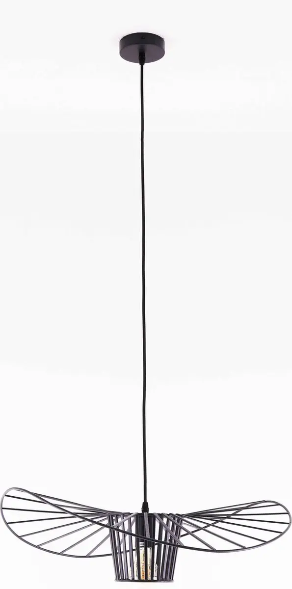 Hanglamp Wave zwart 60 cm Vertigo stijl E27