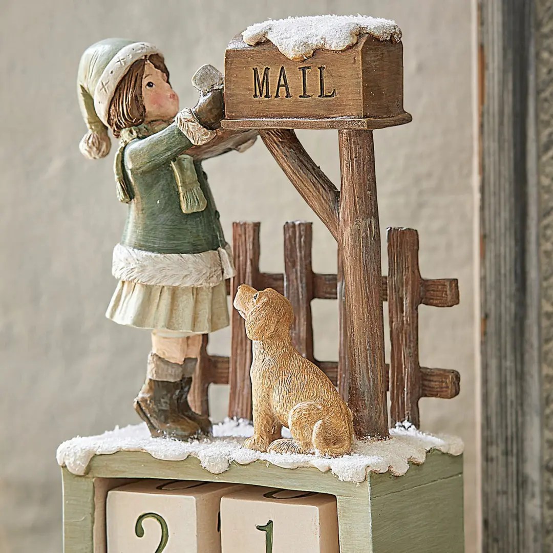 Loberon Kalender Leonce - Groen/Bruin - afbeelding 3 van 3