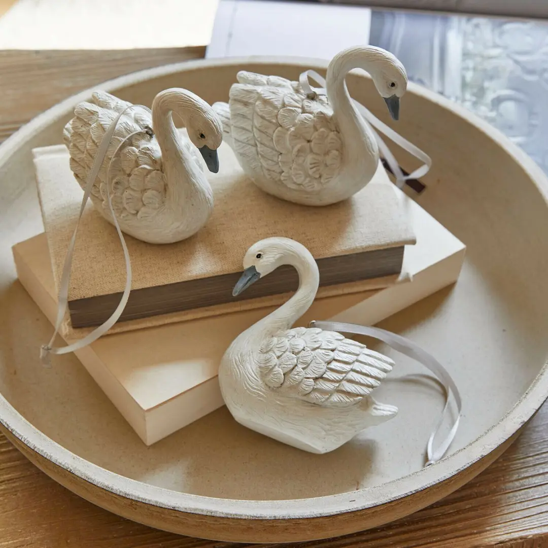 Loberon Elarin hanger set van 3 - Wit - afbeelding 3 van 5