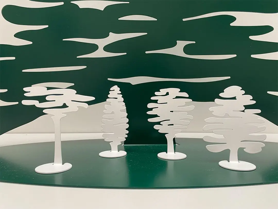 Alessi Barkplace Tree Boompjes Set Wit 4 Stuks