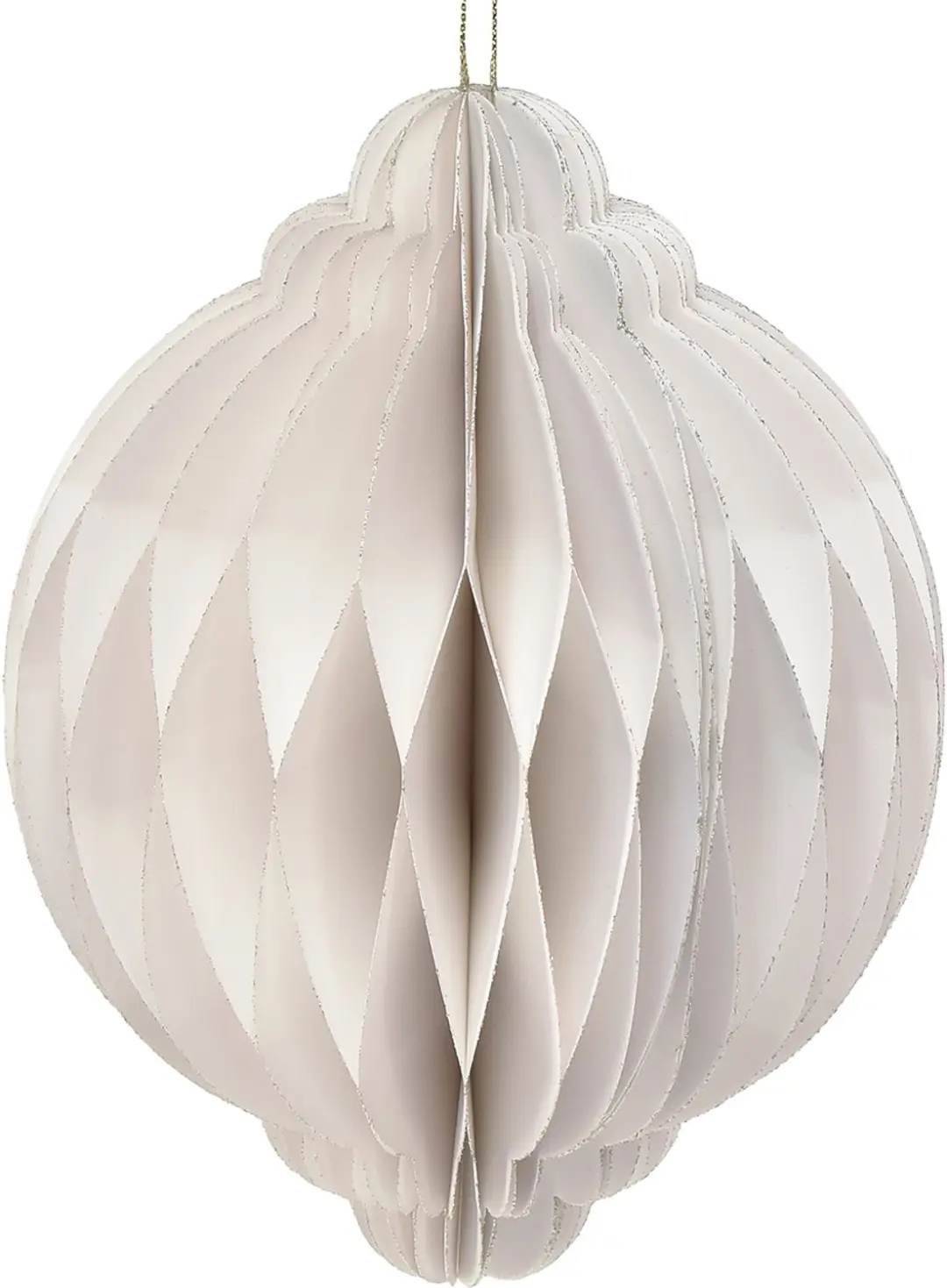 Ui papier d15h20 cm wit Decoris