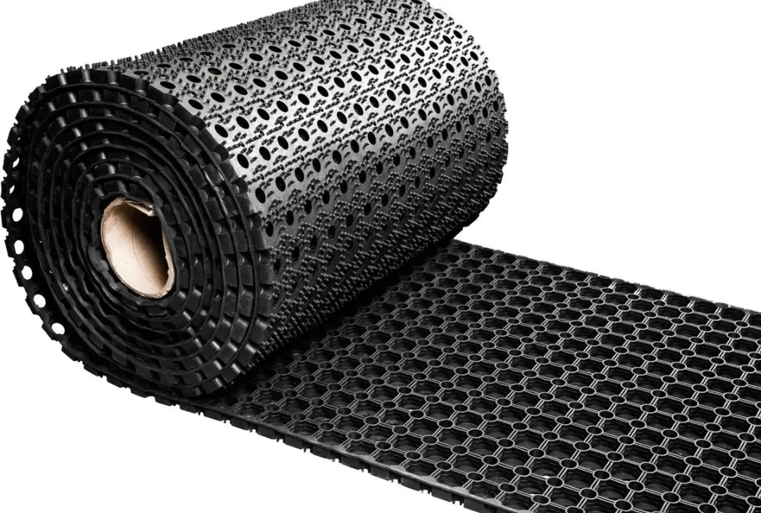 Rubber ringmat op rol