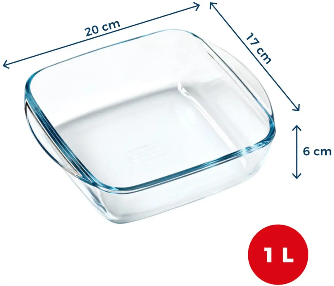 Pyrex Airfryer Ovenschaal 20x17x6cm - 1L - afbeelding 6 van 6