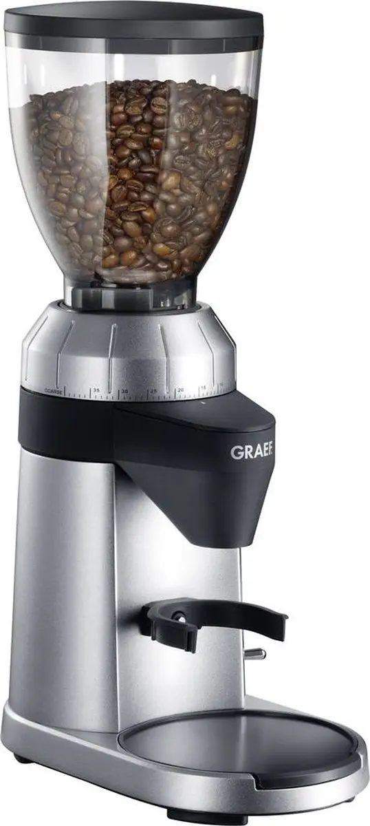 Graef CM800EU Koffiemolen - 128W - Zilver - afbeelding 6 van 6