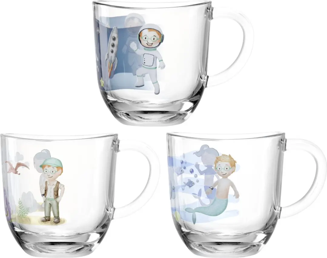 Geschenkset Avventura Kinderglazen 280 ml assorti