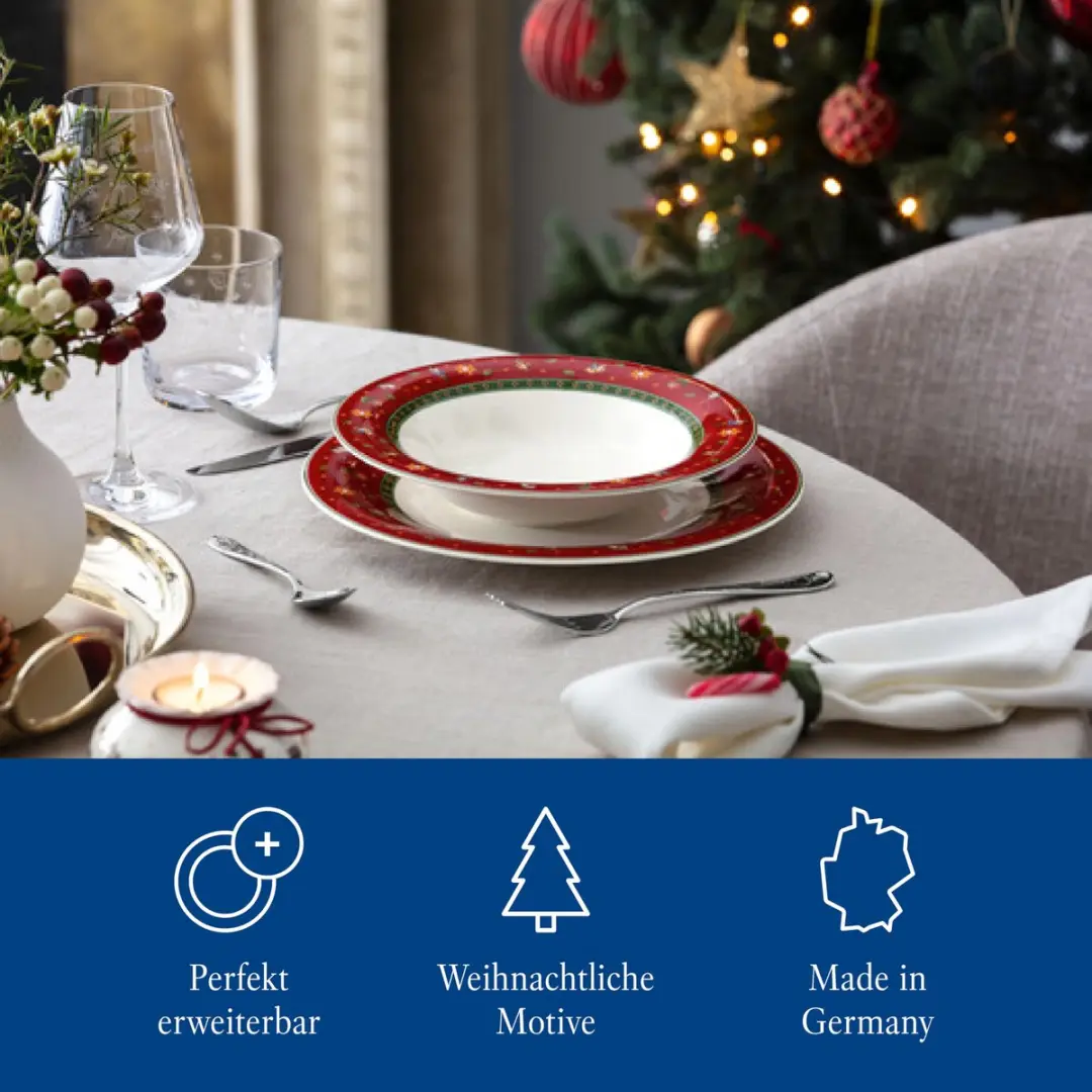 Villeroy & Boch Toy's Delight Specials Dinerbord - Rood - afbeelding 6 van 6