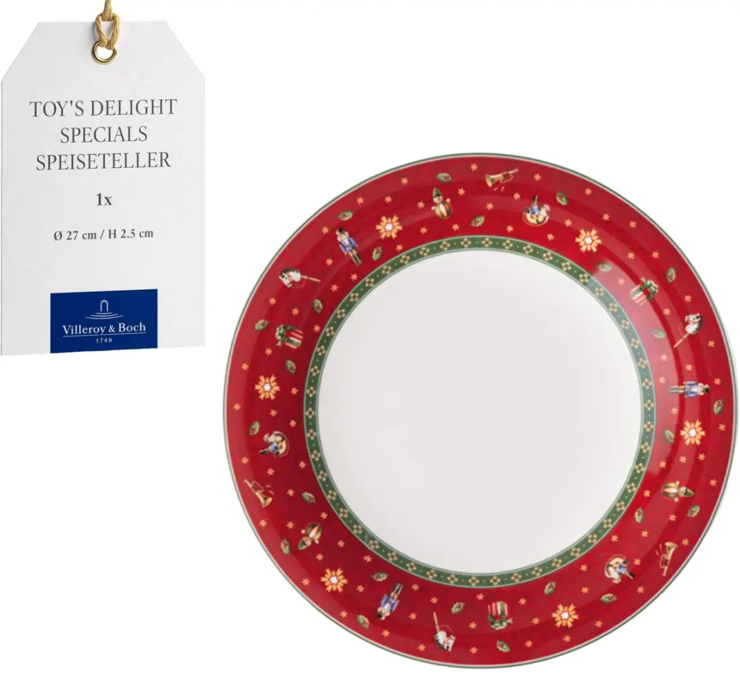 Villeroy & Boch Toy's Delight Specials Dinerbord - Rood - afbeelding 3 van 6