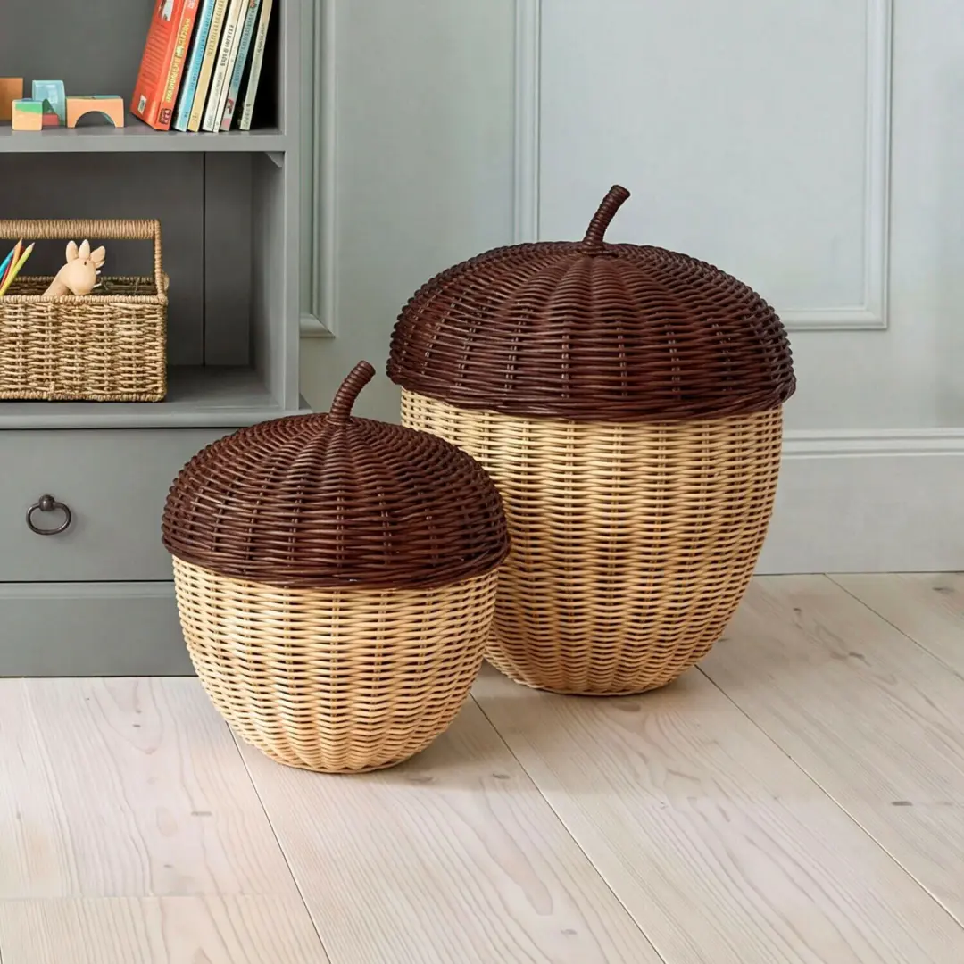 Loberon Lindås Mand Set van 2 - Bruin/Beige - afbeelding 5 van 5